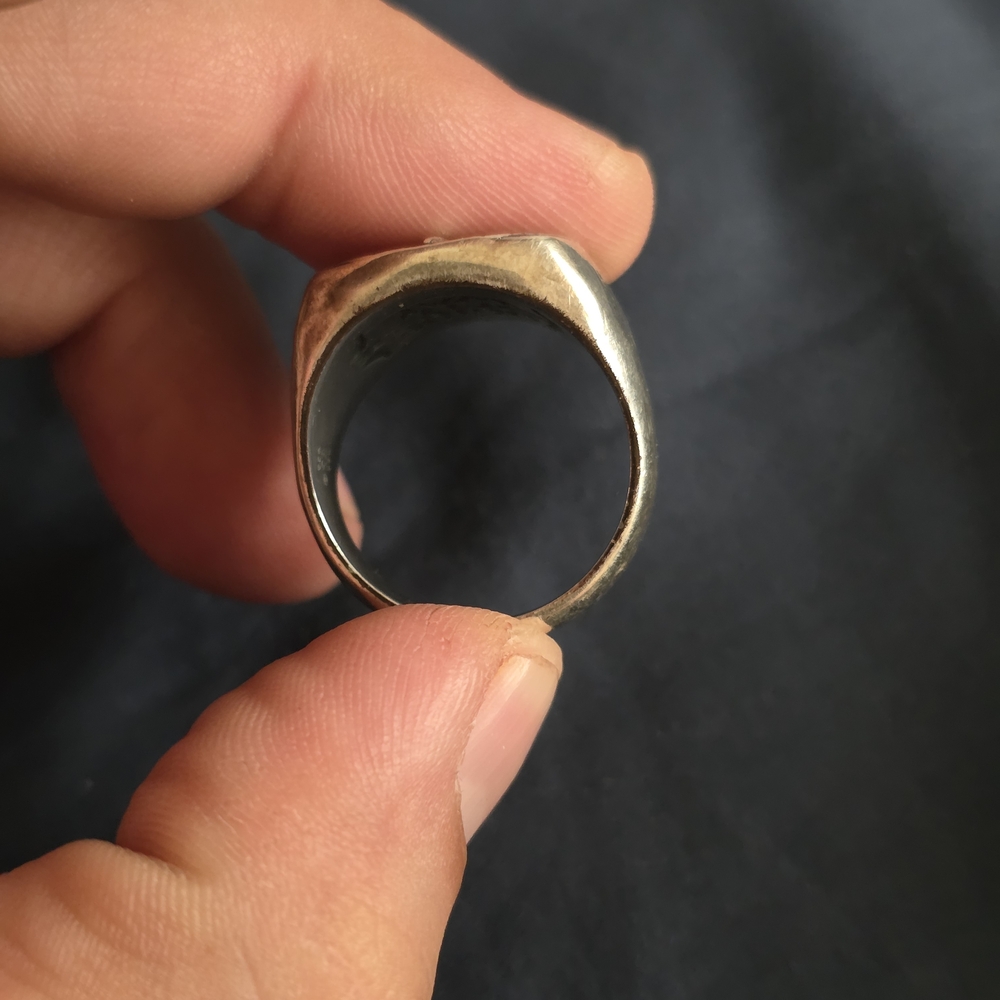 Sterling silver compass ring - Picture 6 of 8